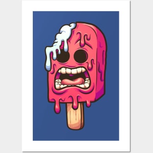 Zombie Ice Popsicle Posters and Art